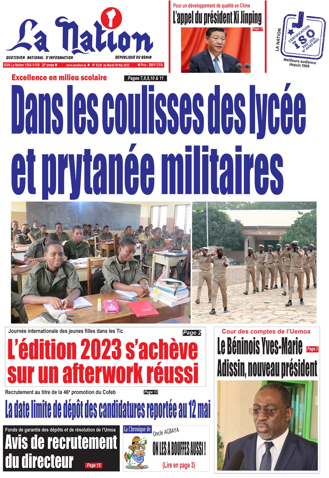 Quotidien'' La Nation'' du 09 Mai 2023