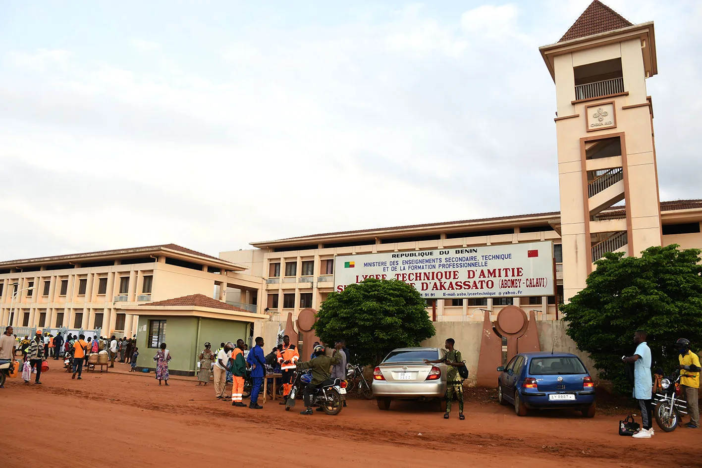 Le lycée technique d'amitié sino-béninoise d'Akassato, un des fleurons de la coopération entre les deux pays