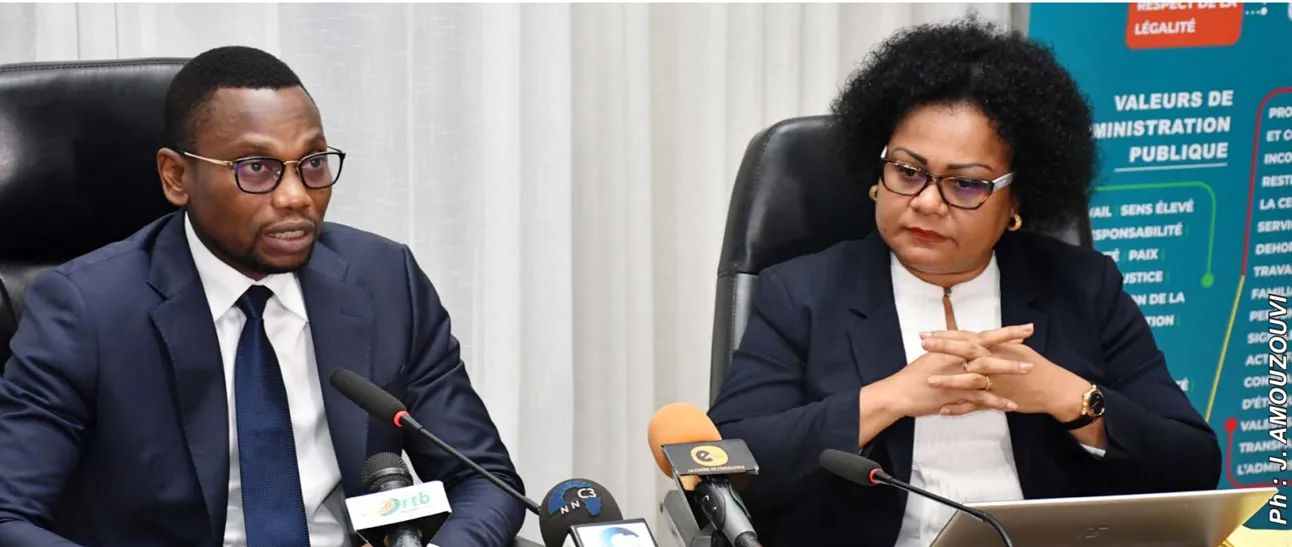 Les ministres de la Santé et des Affaires sociales évoquant les avancées en matière de couverture sanitaire