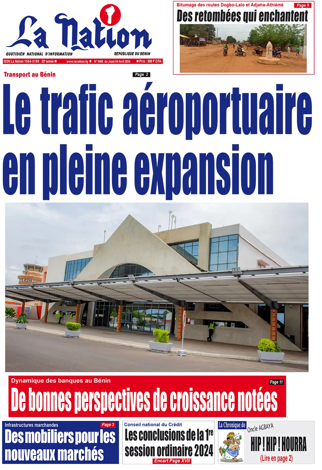 Quotidien ''La Nation'' du 04 Avril 2024