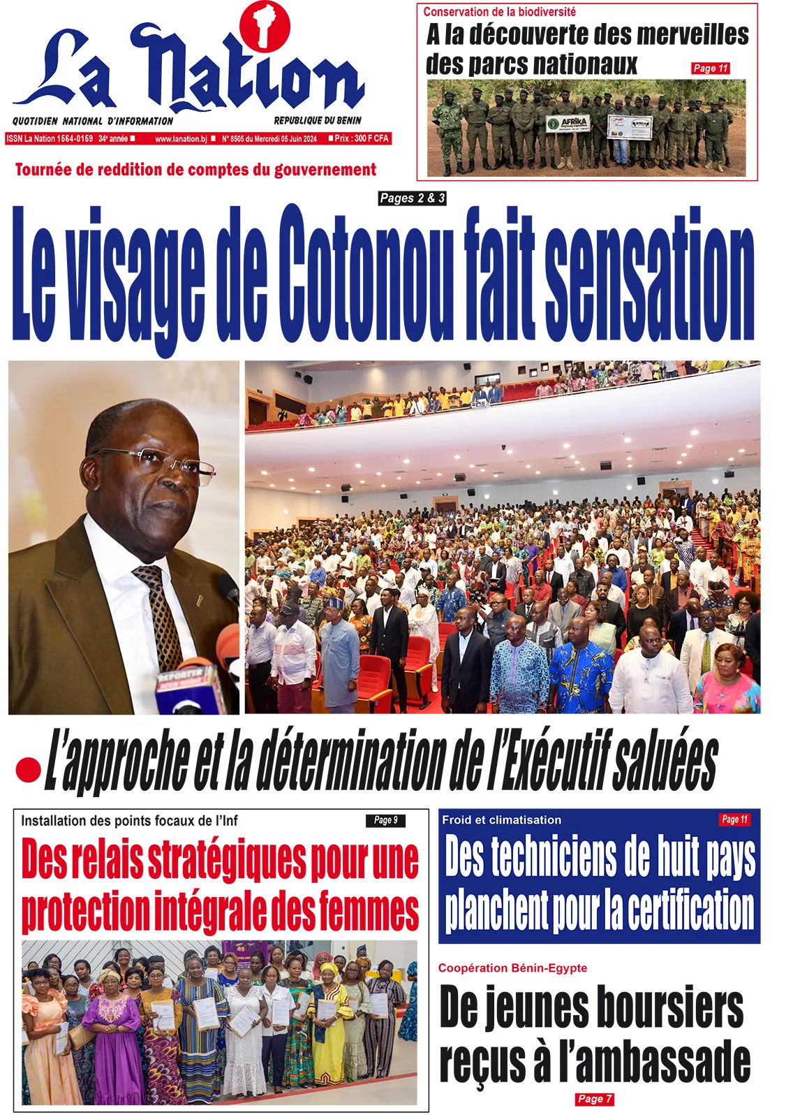 Quotidien ''La Nation'' du 05 Juin 2024