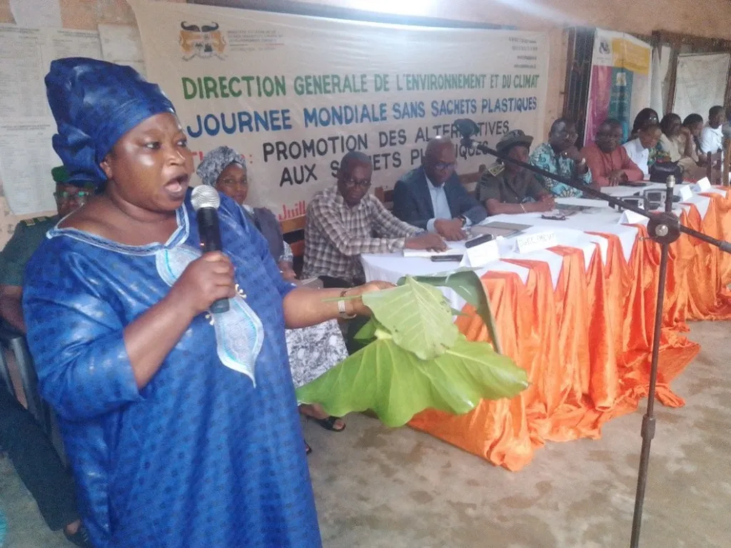 Les vendeuses d’akassa et autres mets chauds sensibilisées à l’usage  de certaines feuilles comme emballages