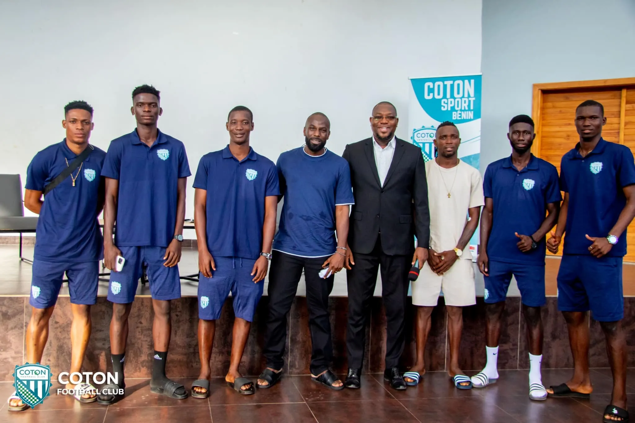 Les dirigeants ont échangé avec les joueurs et le staff technique