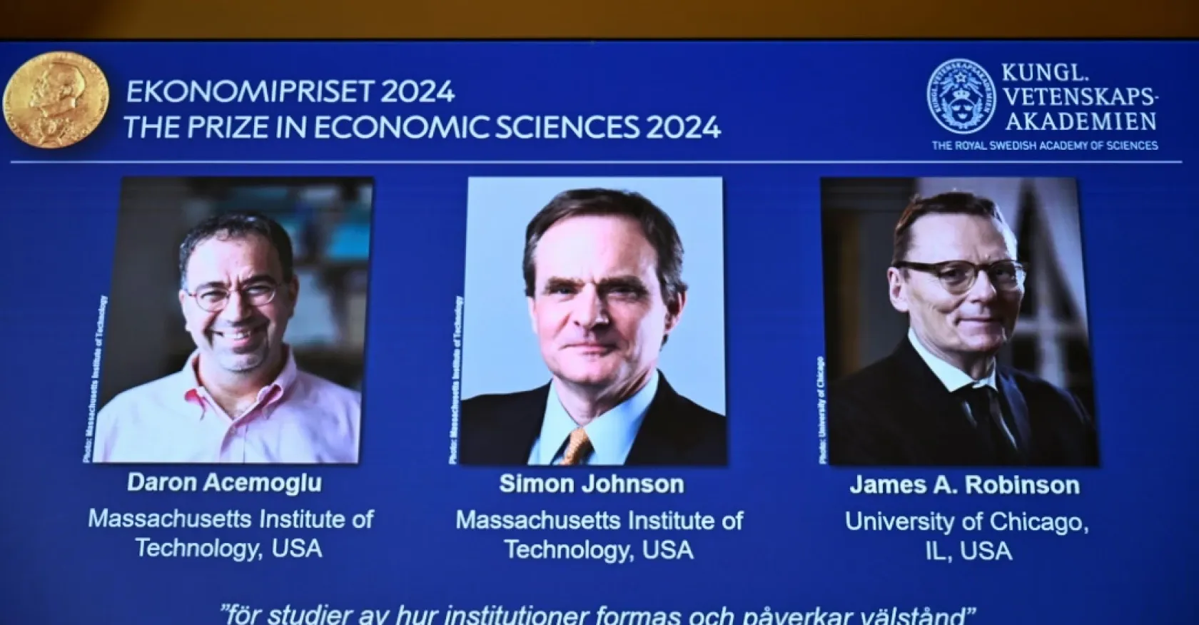 Prix Nobel d'économie 2024