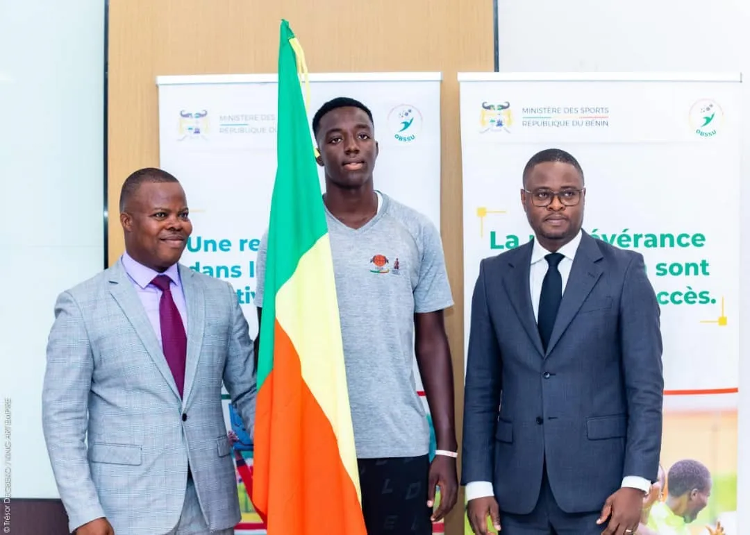Les jeunes athlètes béninois envoyés en mission pour  défendre les couleurs nationales