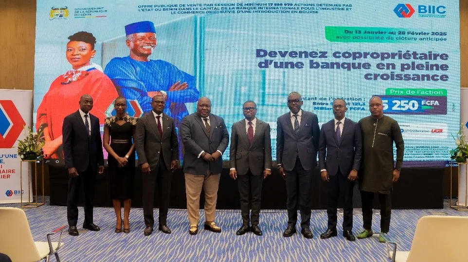 L'introduction en bourse de la Biic symbolisant un moment historique pour le système financier béninois
