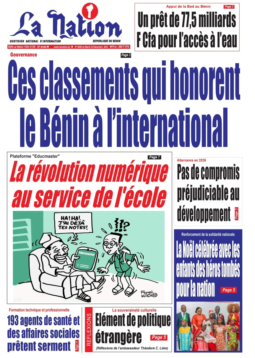 Quotidien ''La Nation'' du 24 Décembre 2024