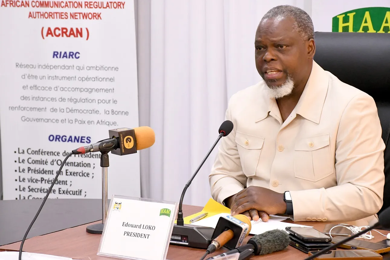 Edouard Loko, président de la Haac