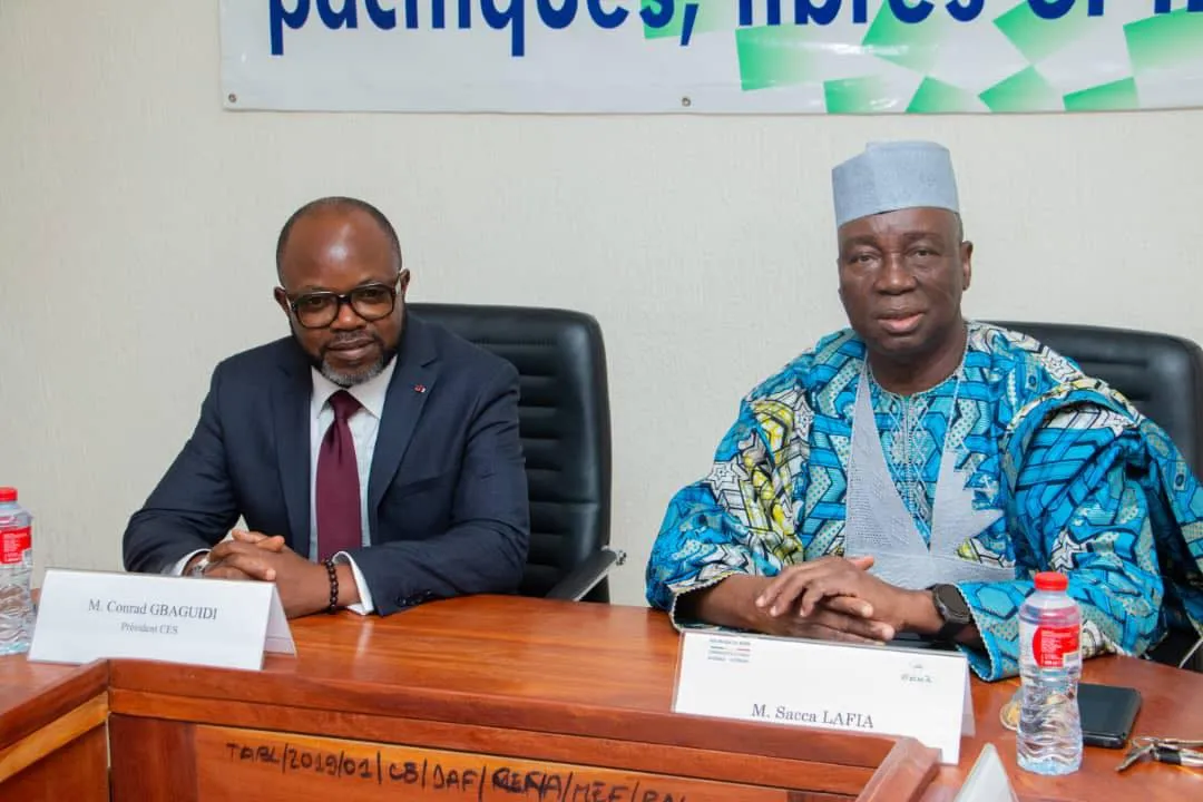 Les présidents Conrad Gbaguidi et Sacca Lafia
