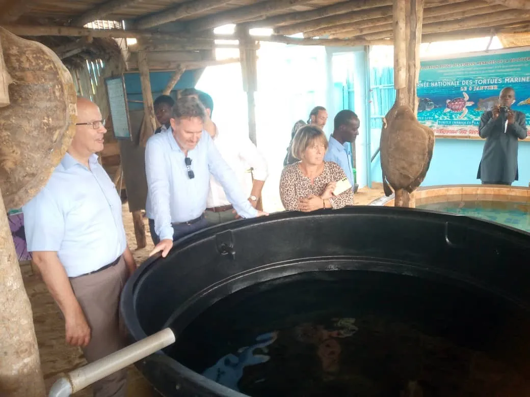 Les ambassadeurs au Refuge des tortues pour s’imprégner de l’évolution de ce projet