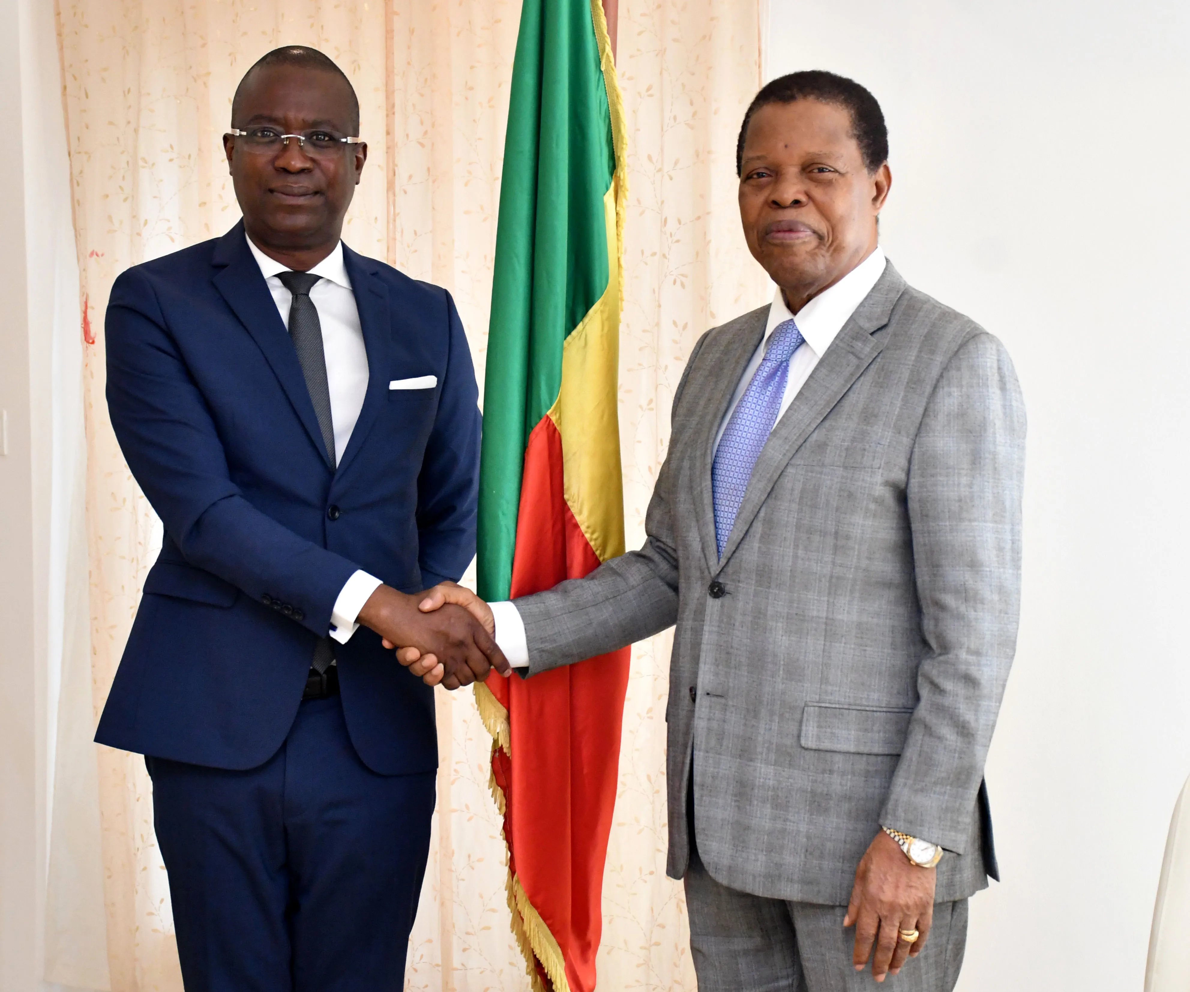 Luciano Hounkponou au cabinet du médiateur de la République