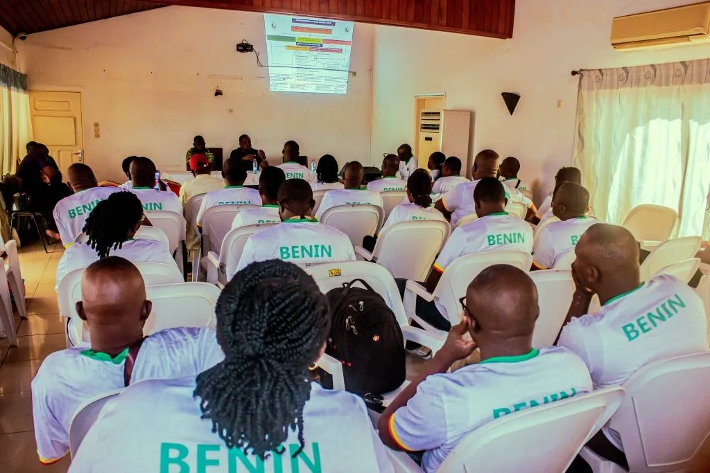 Les membres de la Direction technique nationale à l’écoute du comité exécutif