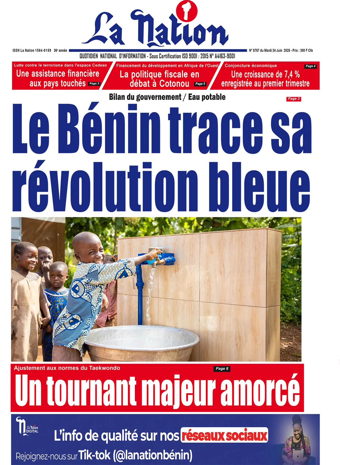 Quotidien La Nation du 24 Juin 2025