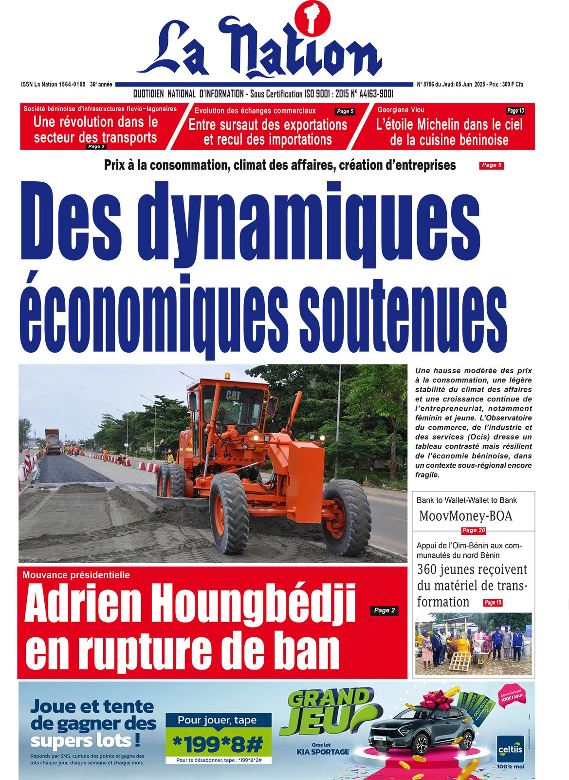 Quotidien La Nation du 05 Juin 2025