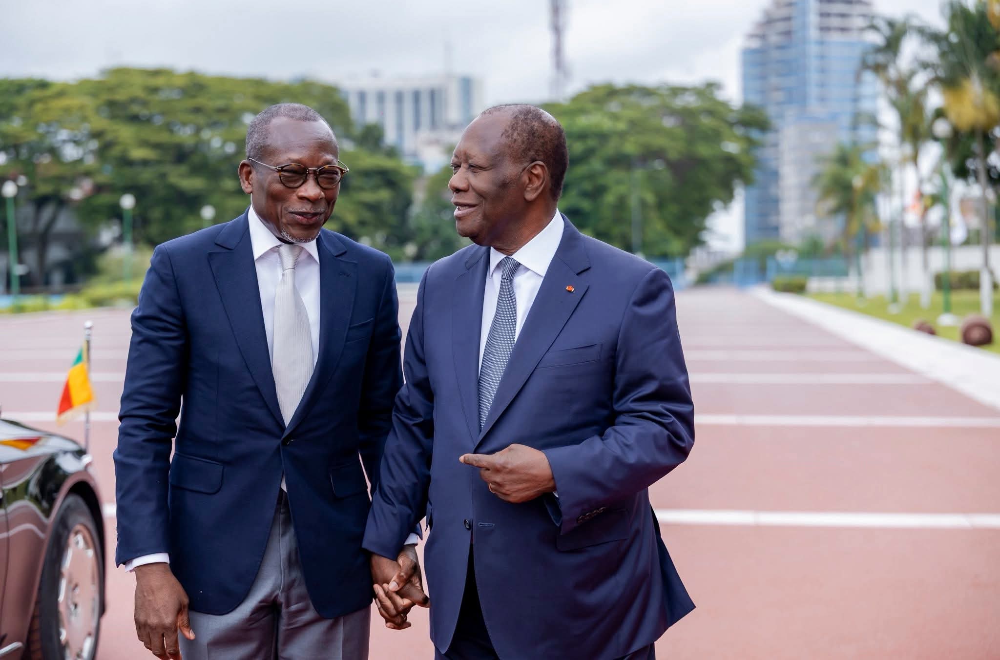 Patrice Talon reçu à Abidjan par Alassane Ouattara