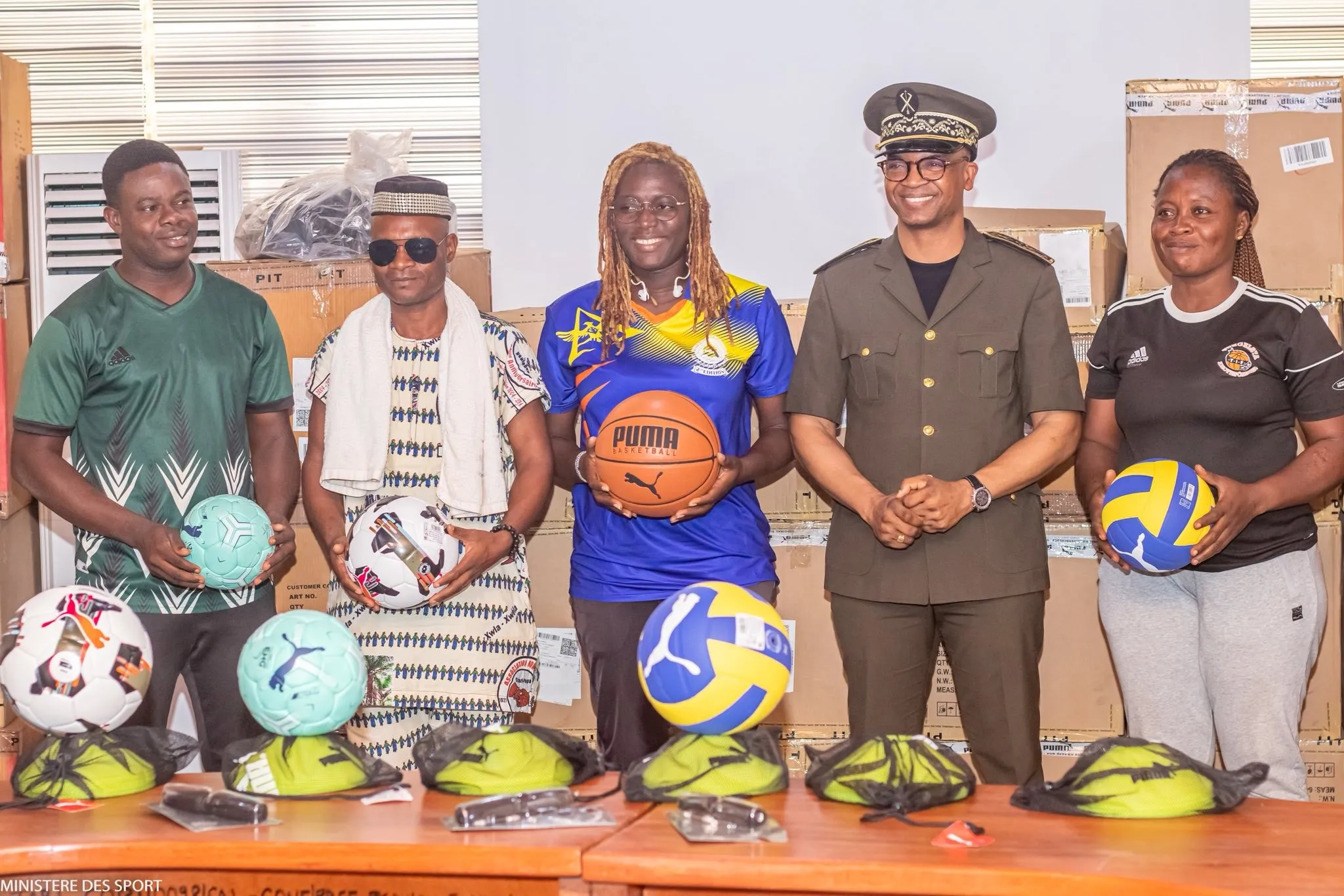 A travers la remise de ce matériel, le sport à la base est renforcé dans le Borgou