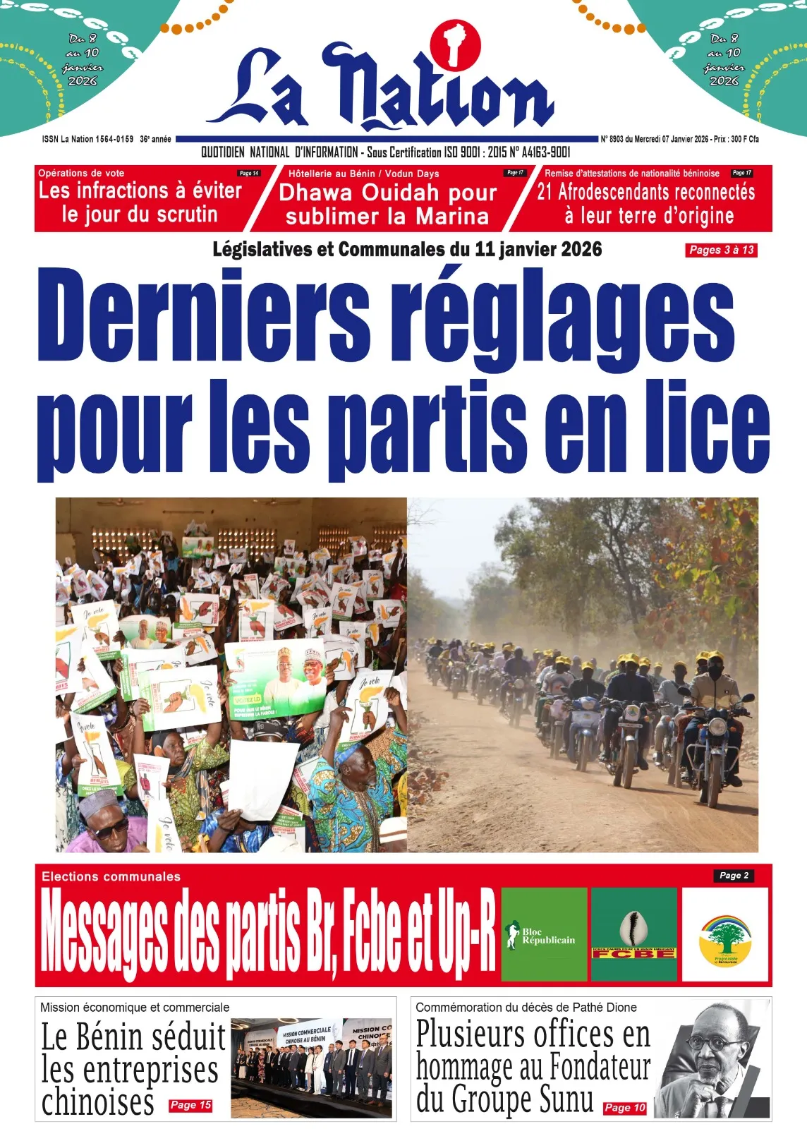 Quotidien "LaNation" du 07 Janvier 2026