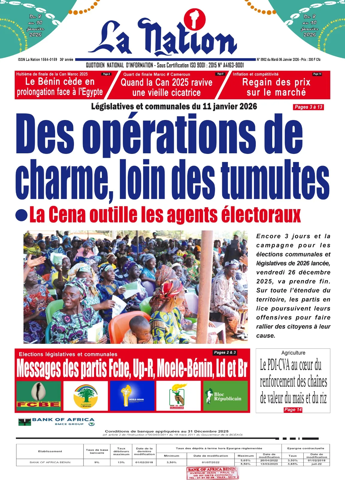 Quotidien "LaNation" du 06 Janvier 2026