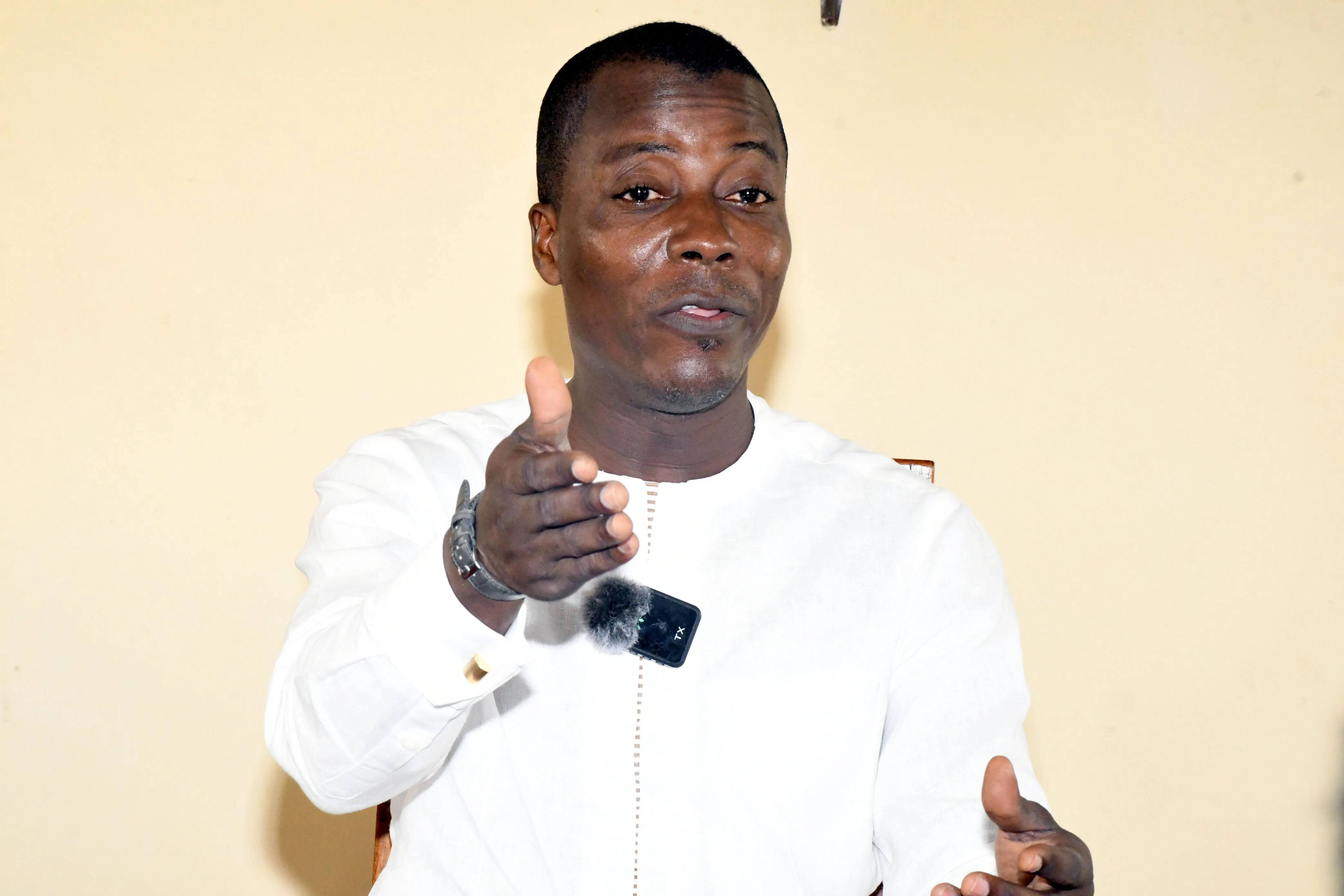 Echanges entre Wilfried Léandre Houngbédji et les jeunes étudiants