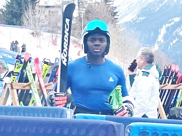 Le jeune athlète béninois Nathan Tchibozo a représenté le Bénin aux Jeux olympiques d’hiver de Milano-Cortina 2026 en Italie