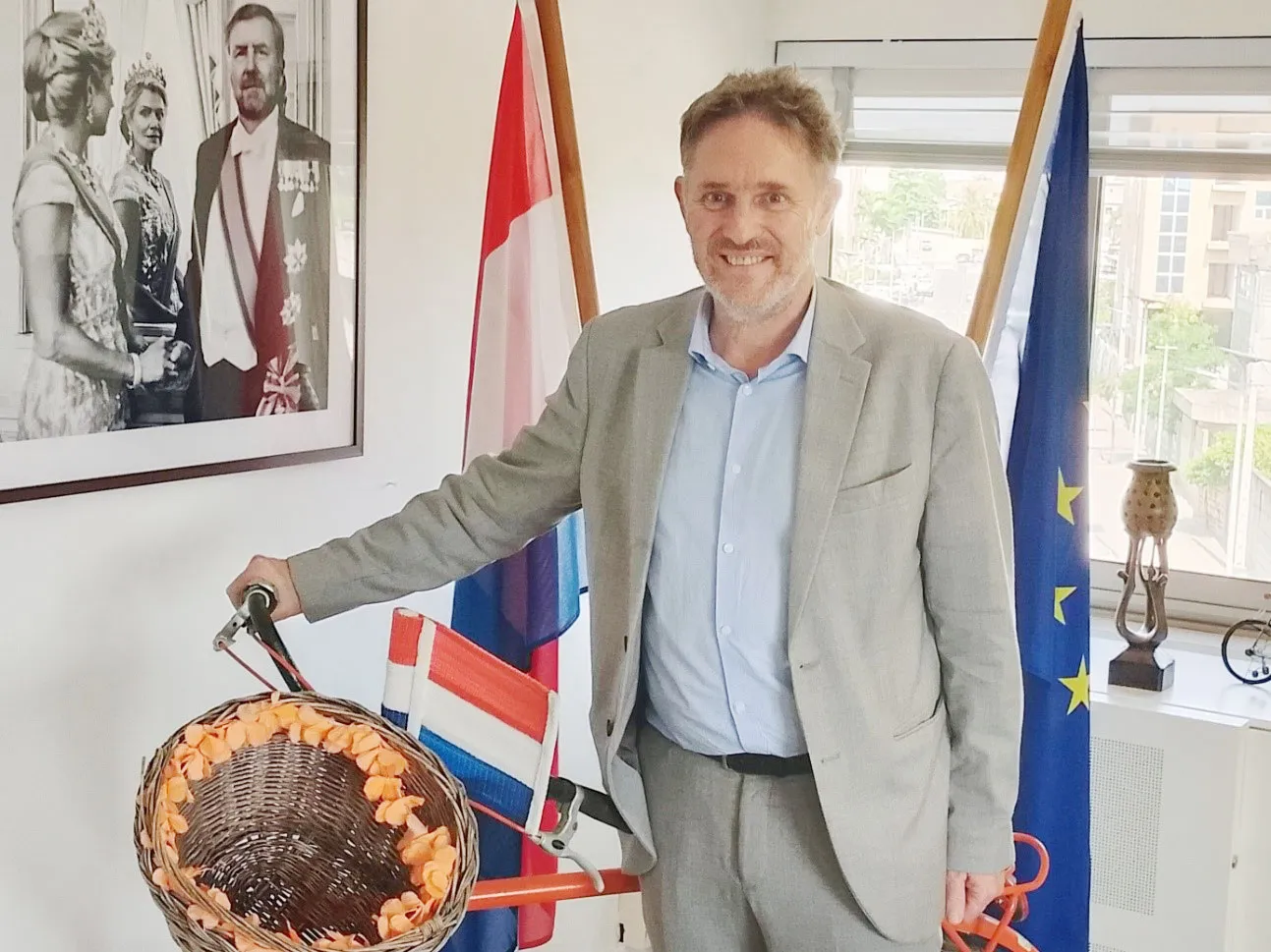 L’ambassadeur du Royaume des Pays-Bas près le Bénin, Joris Juriens, dévoile les ambitions de la 8e  édition de Cotonou à vélo