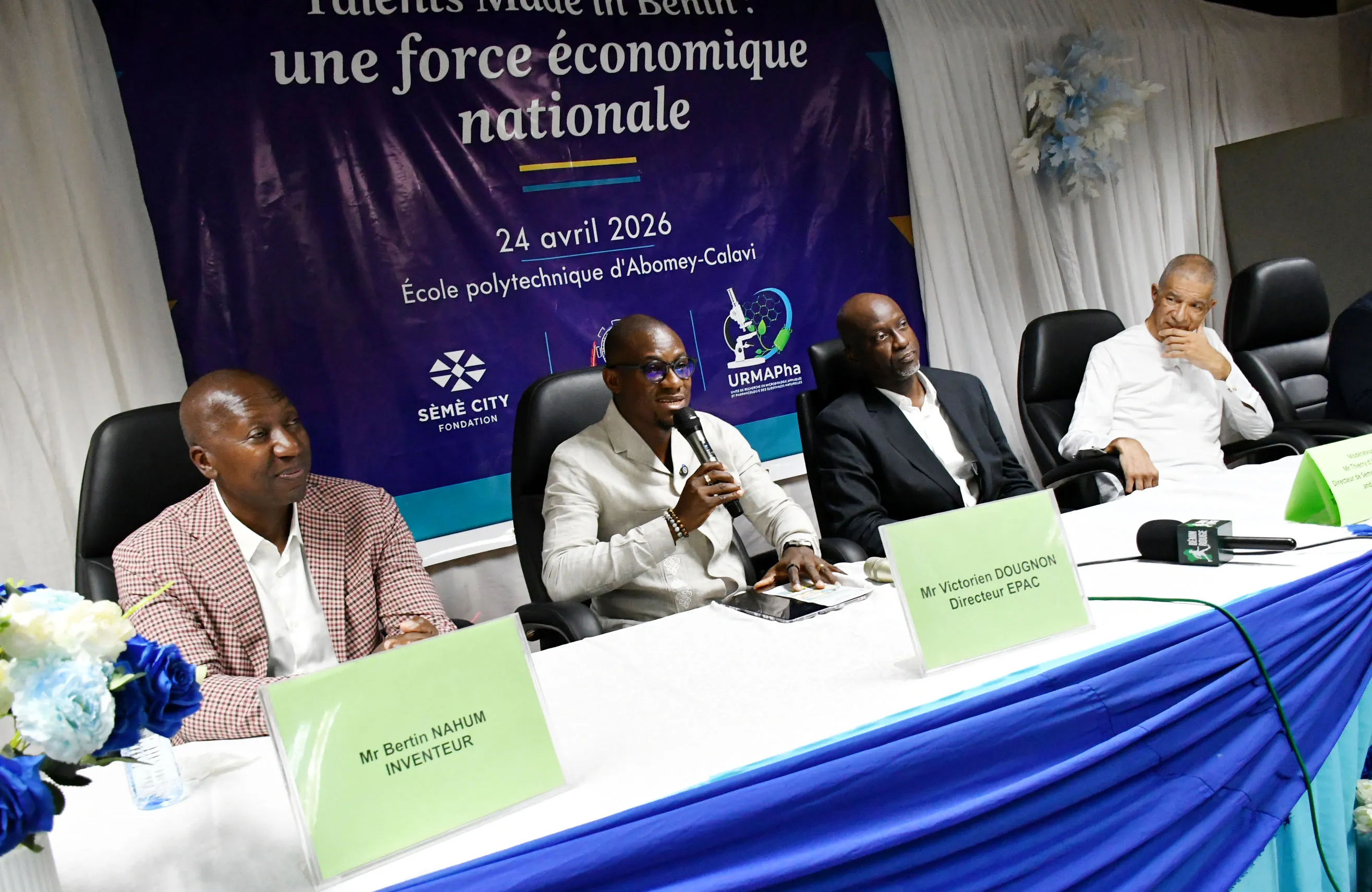 Bertin Nahum a partagé son expérience avec les participants autour des enjeux d’innovation, de capital humain et de  développement industriel