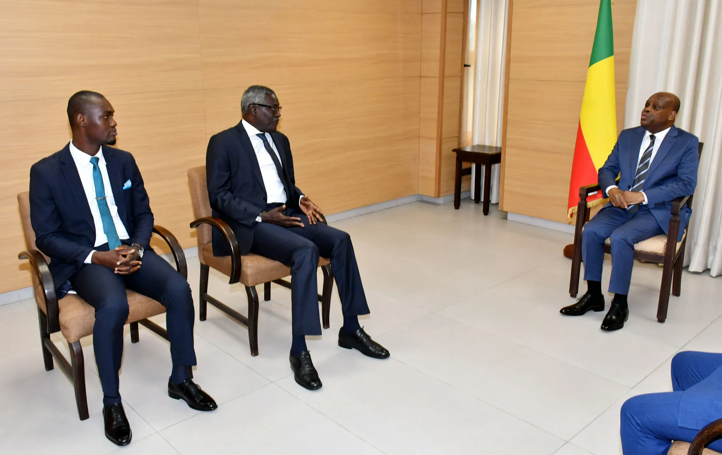 Cette visite d'adieu a permis de saluer la qualité de la coopération entretenue avec l’institution