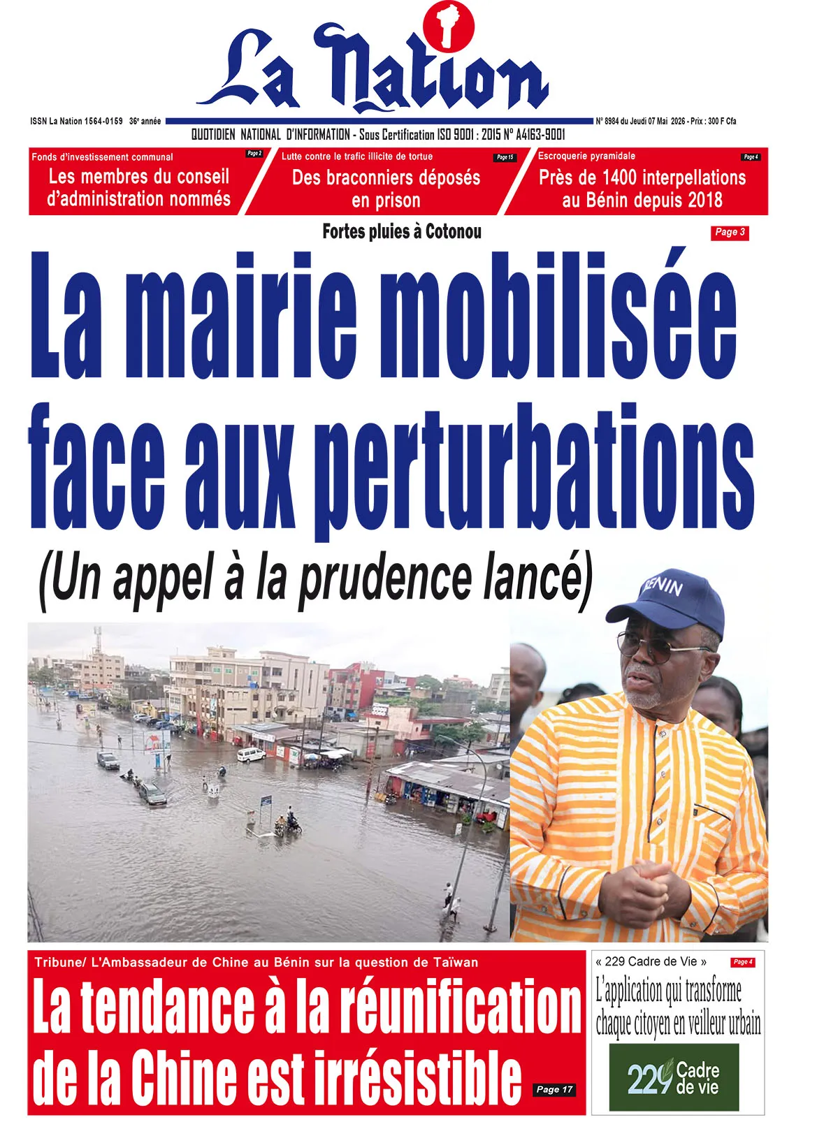 Quotidien '' LA NATION '' du 07 Mai 2026