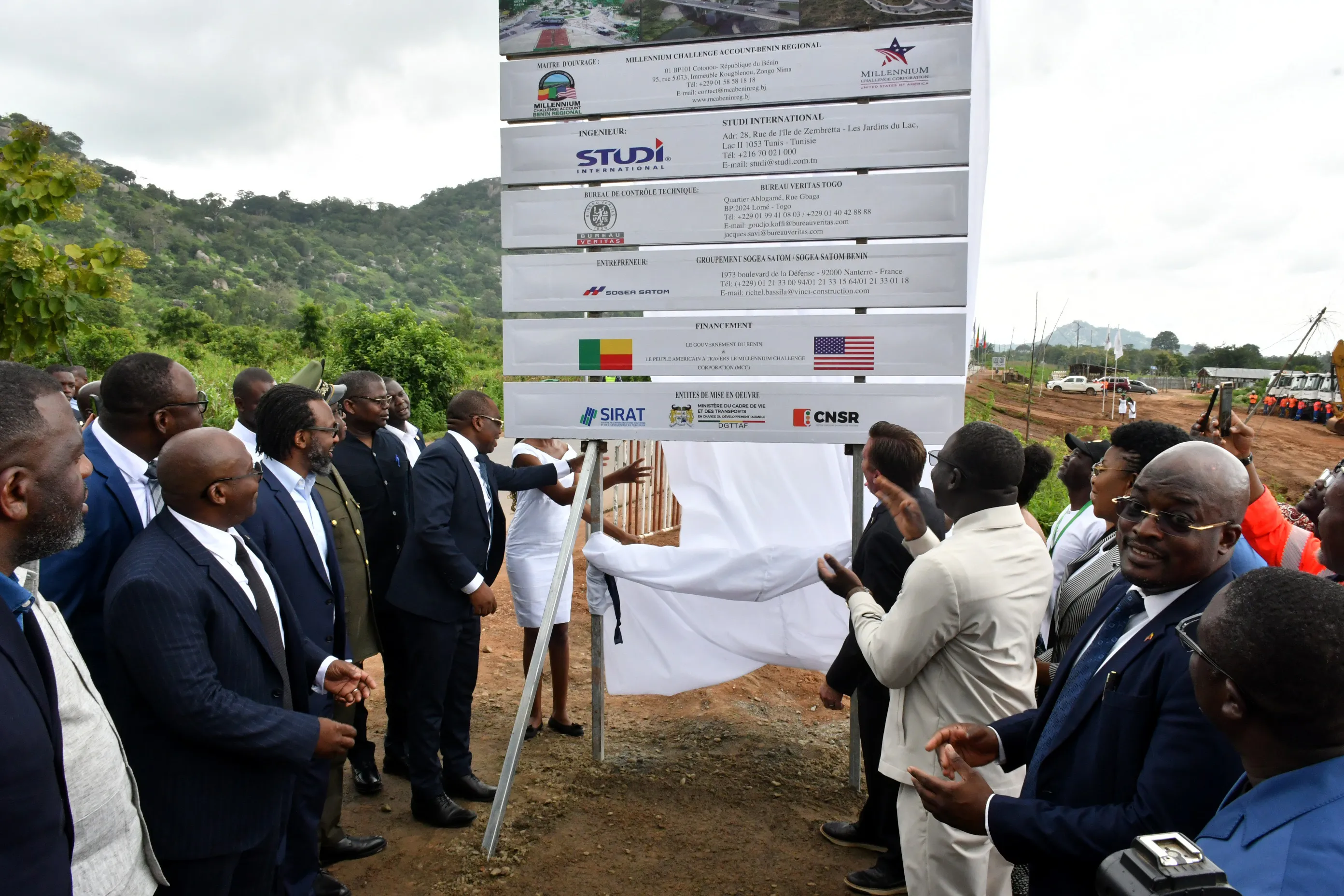 La route Setto-Dassa-Zoumè entre dans sa phase  effective de reconstruction